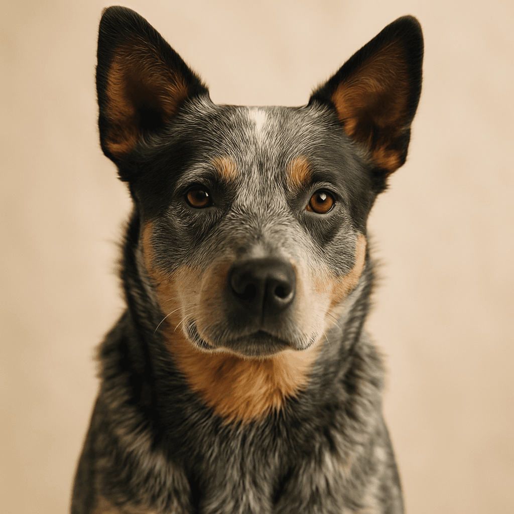 Australian Cattle Dog front view