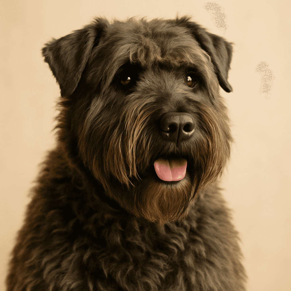 Bouvier des Flandres front view