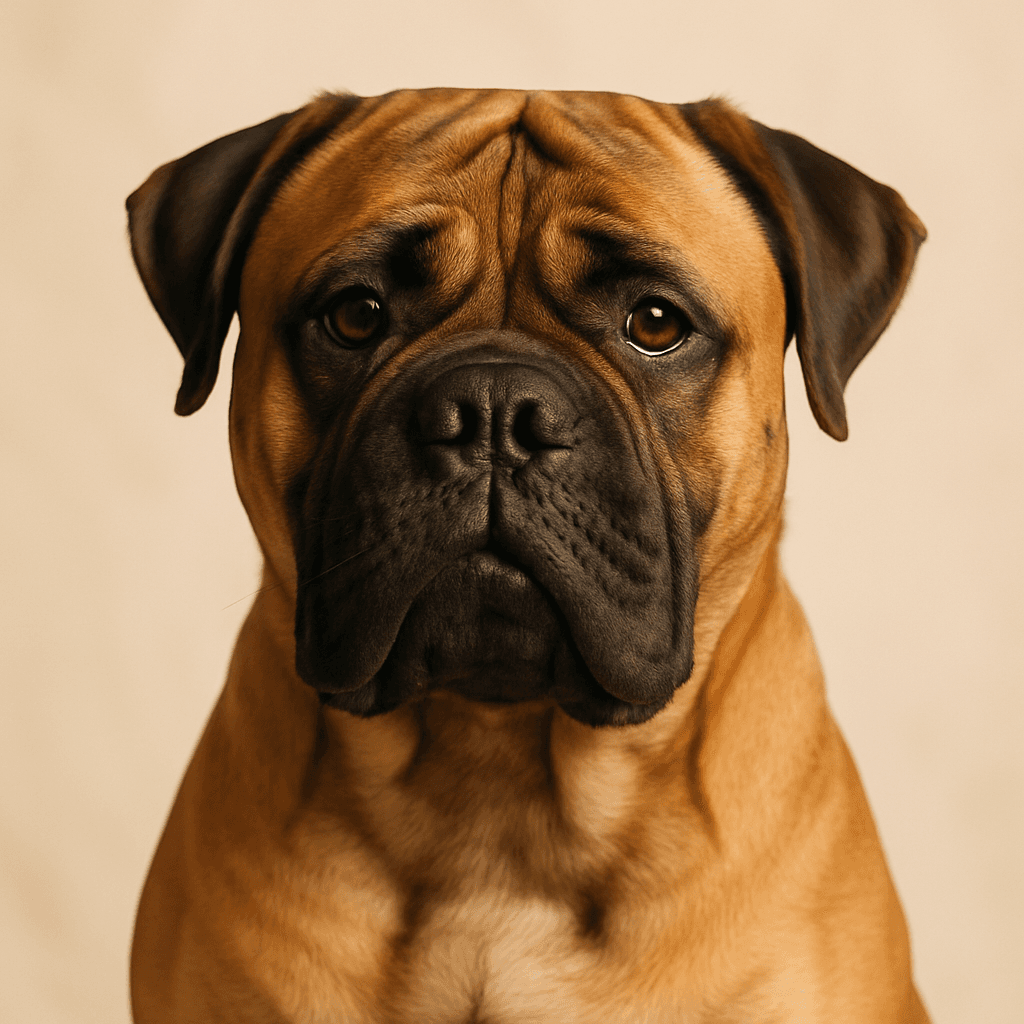 Bullmastiff front view