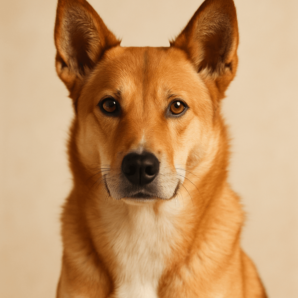 Canaan Dog front view
