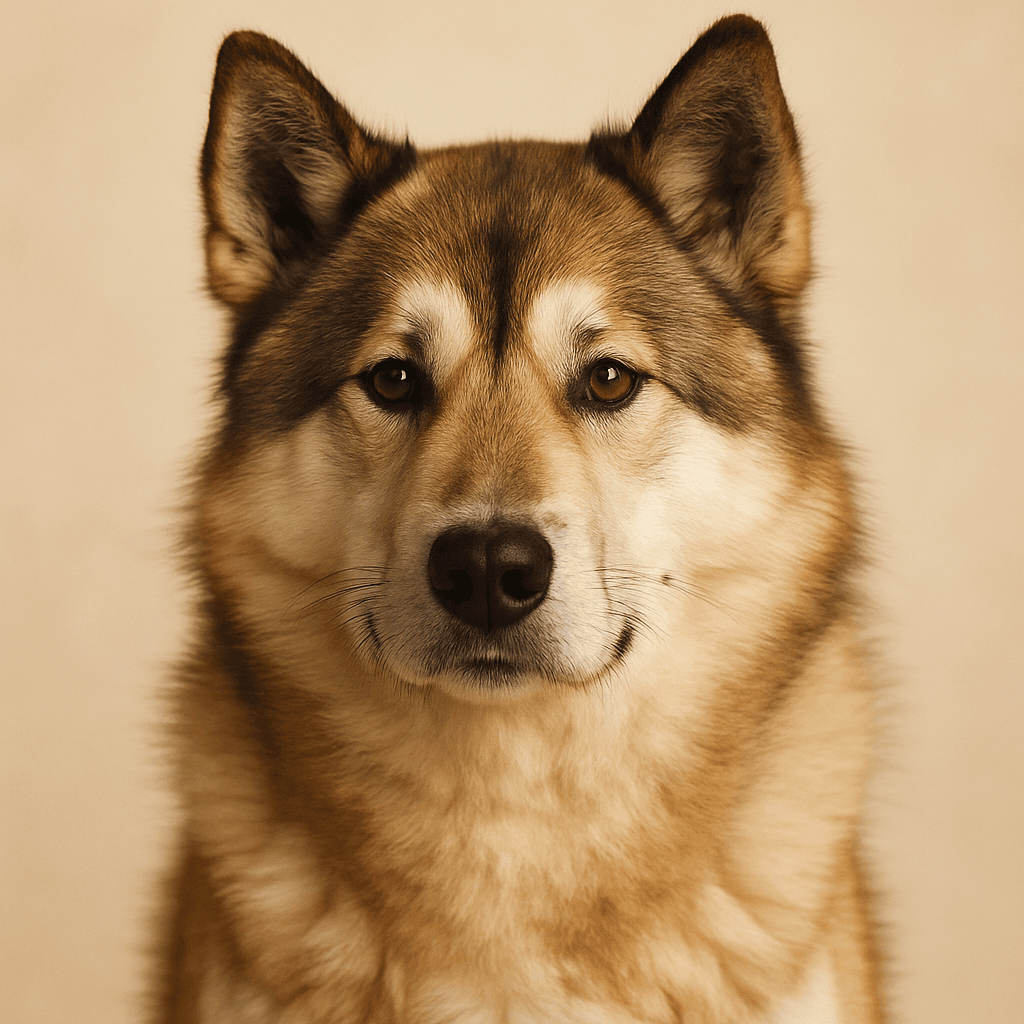 Canadian Eskimo Dog front view