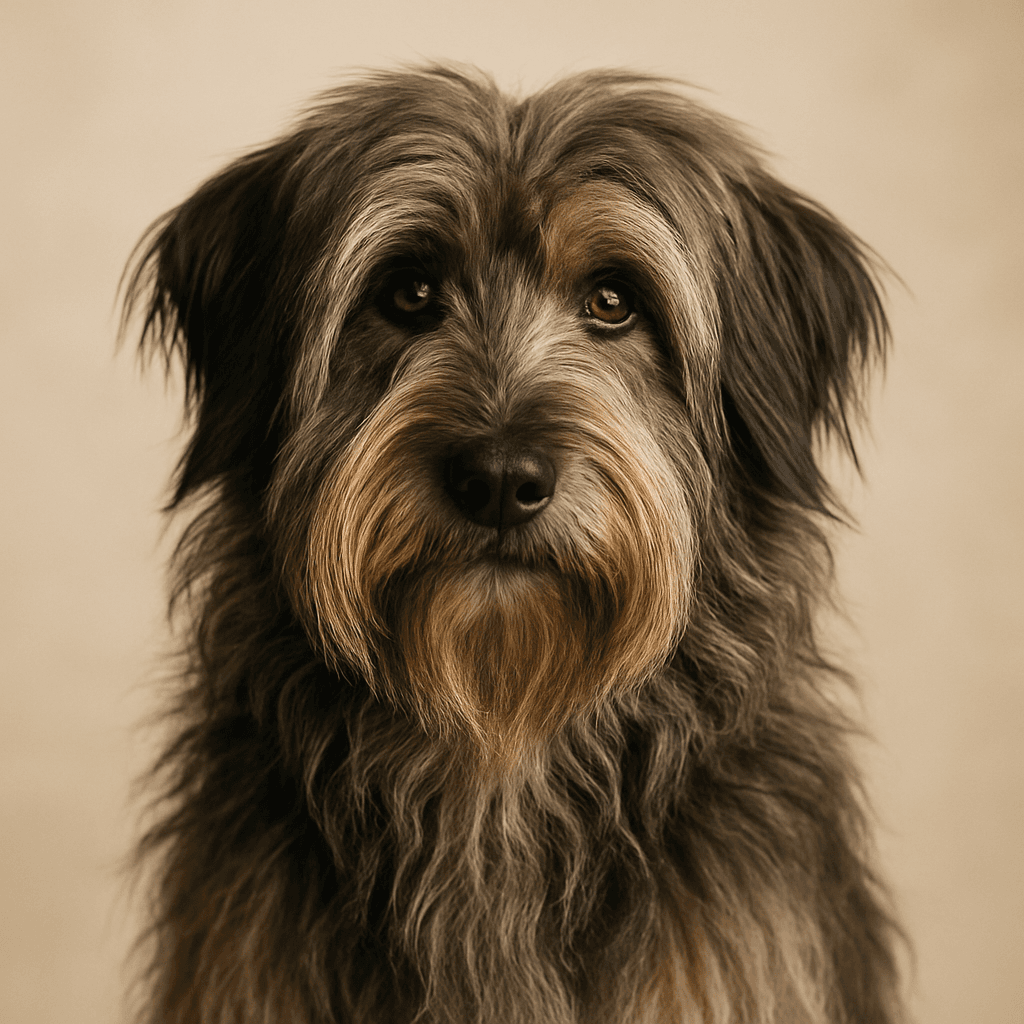 Catalonian Sheepdog front view