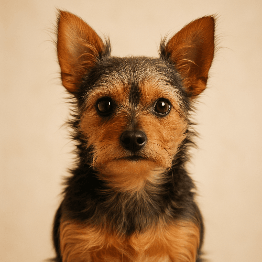 Chorkie front view