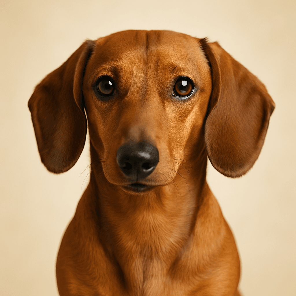 Dachshund front view