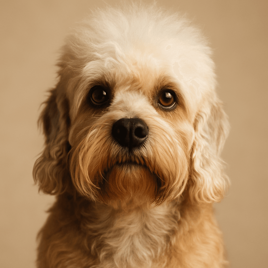 Dandie Dinmont Terrier front view