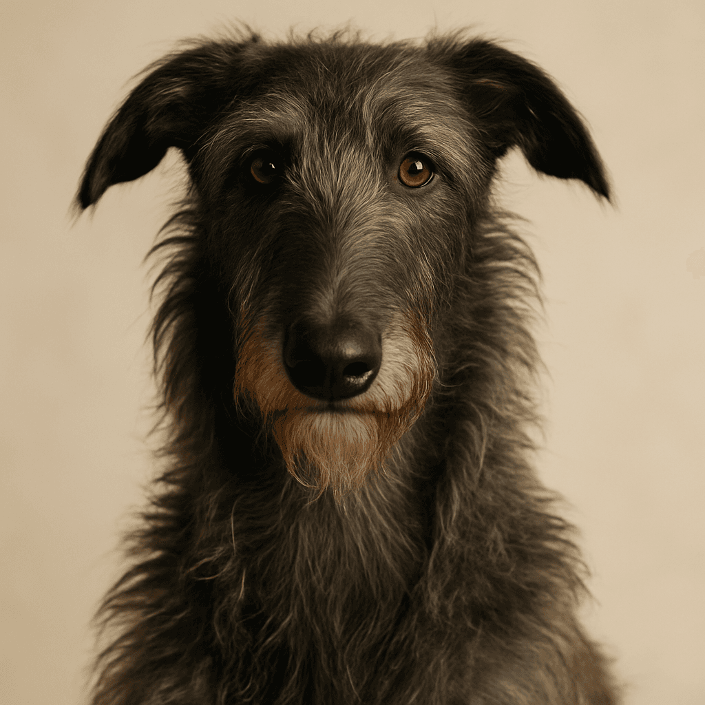 Deerhound front view