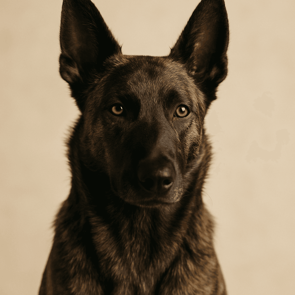 Dutch Shepherd Dog front view