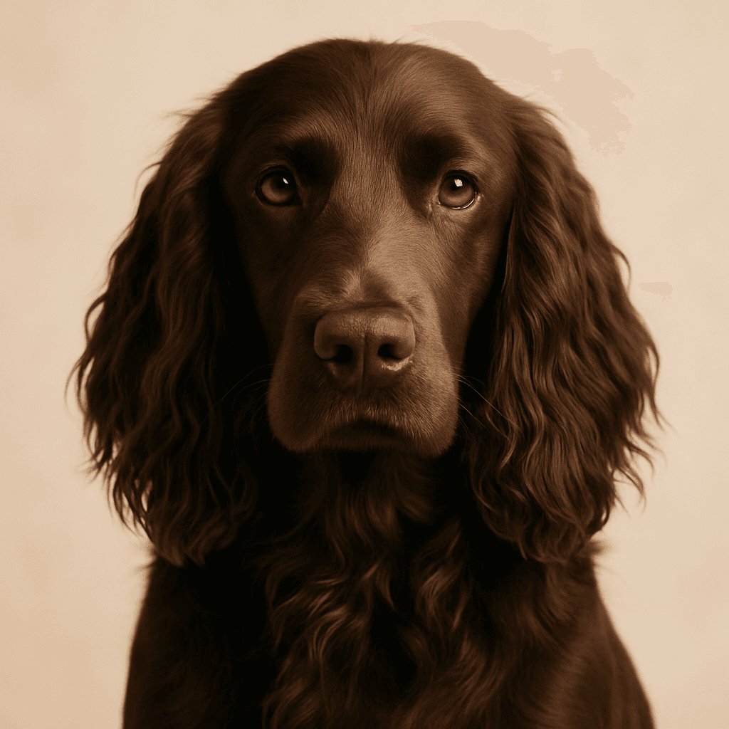 Field Spaniel front view