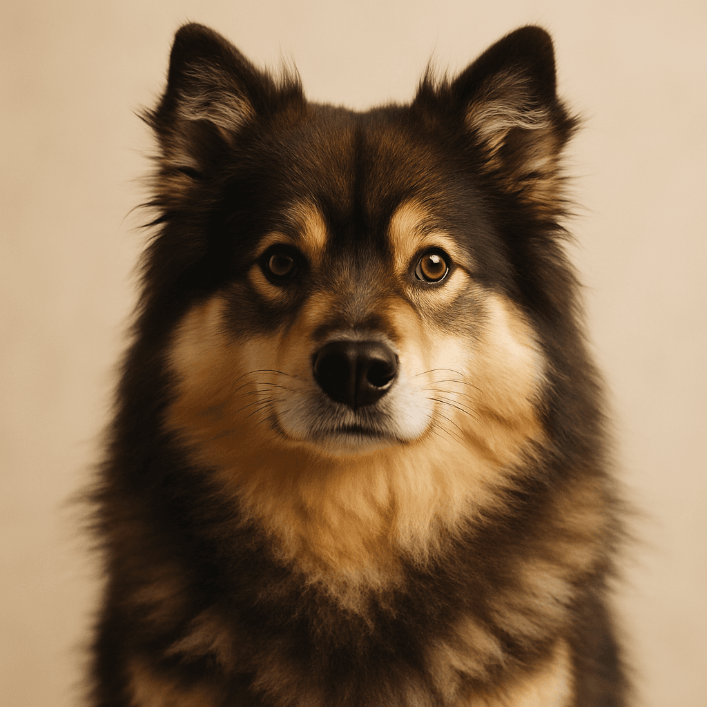 Finnish Lapphund front view