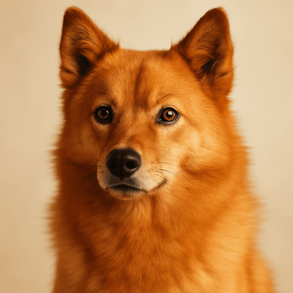 Finnish Spitz front view