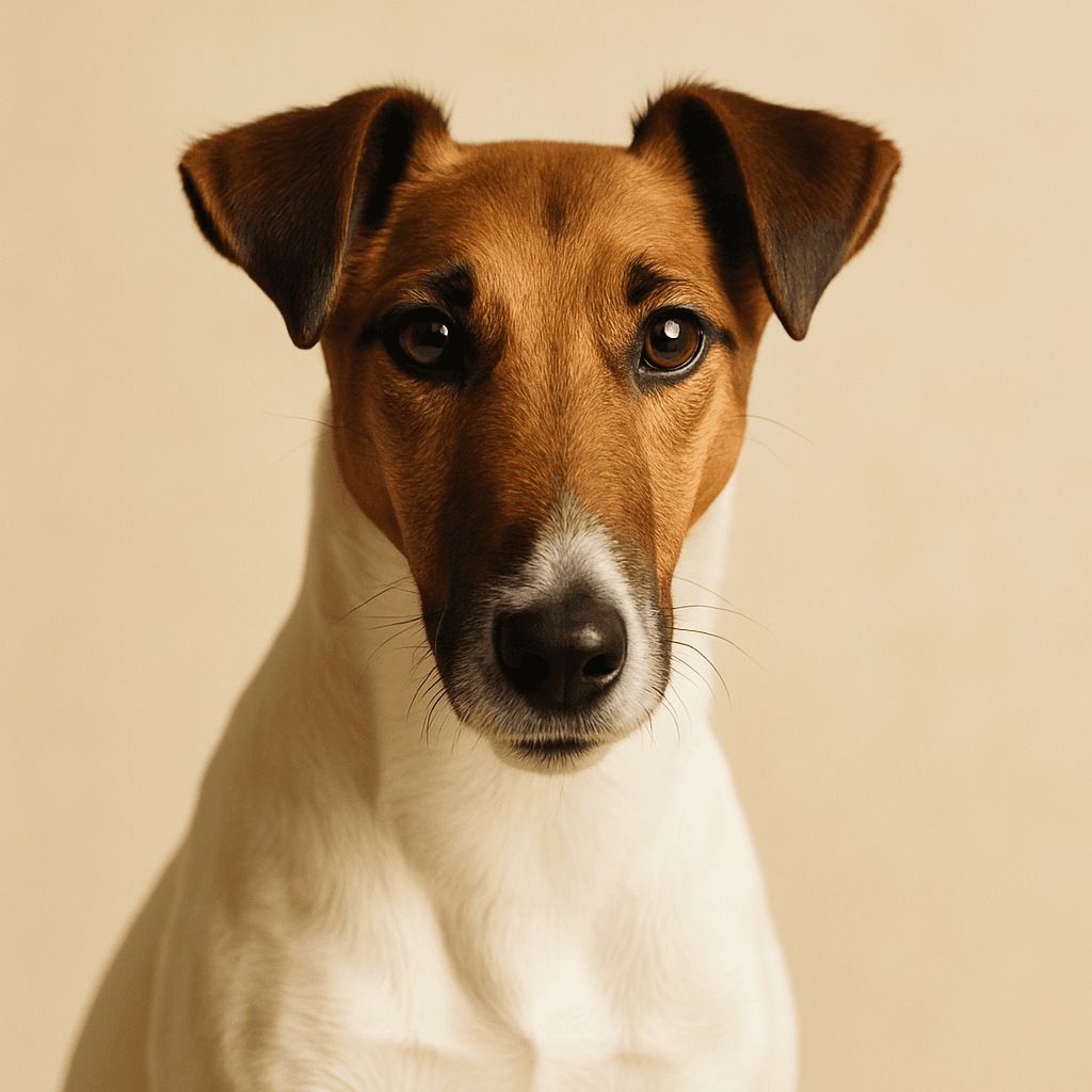 Fox Terrier (Smooth) front view