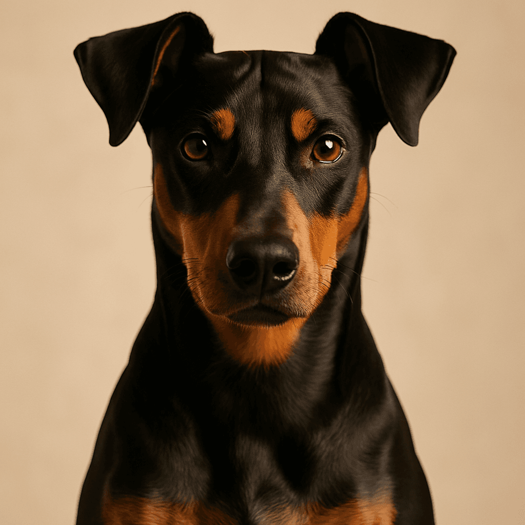 German Pinscher front view