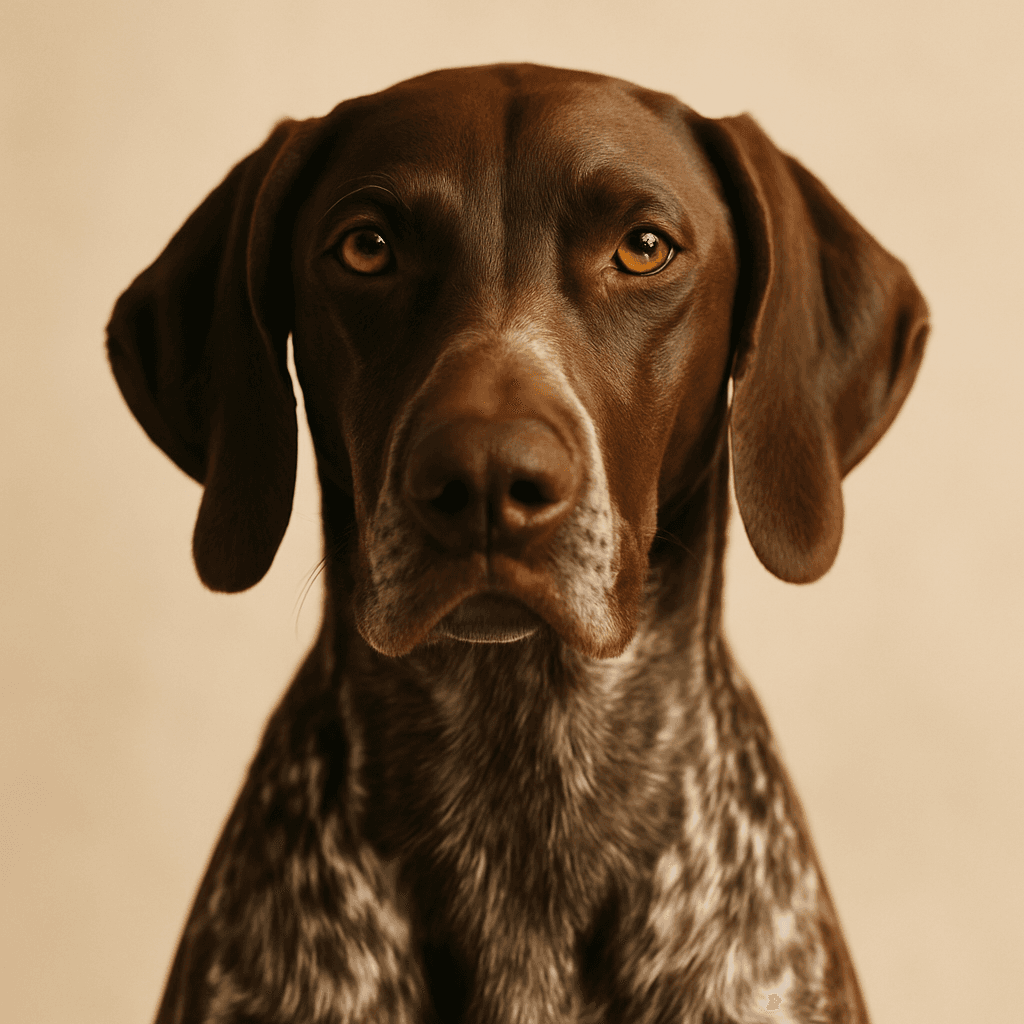 German Shorthaired Pointer front view