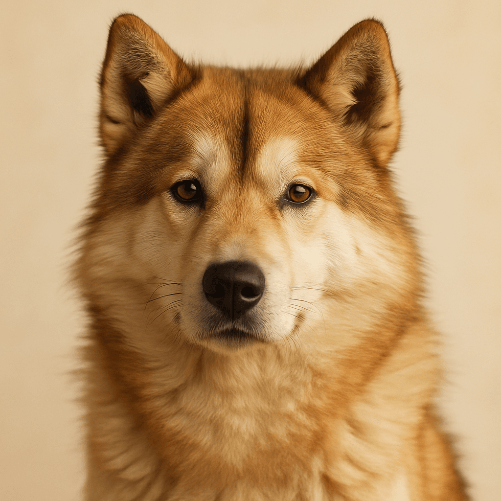 Greenland Dog front view