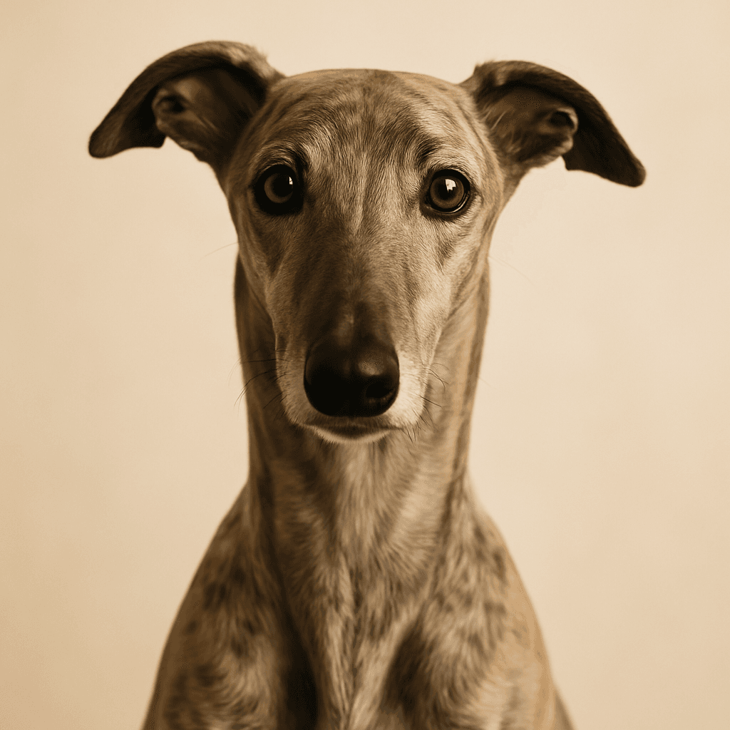 Greyhound front view