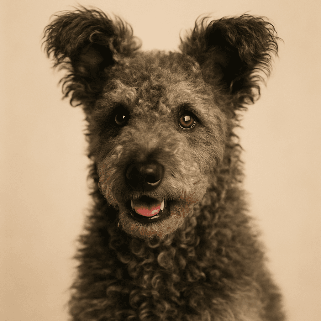 Hungarian Pumi front view
