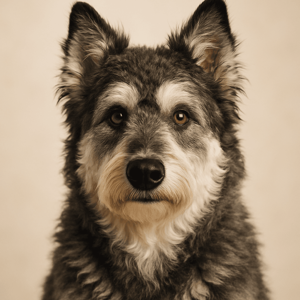 Huskydoodle front view