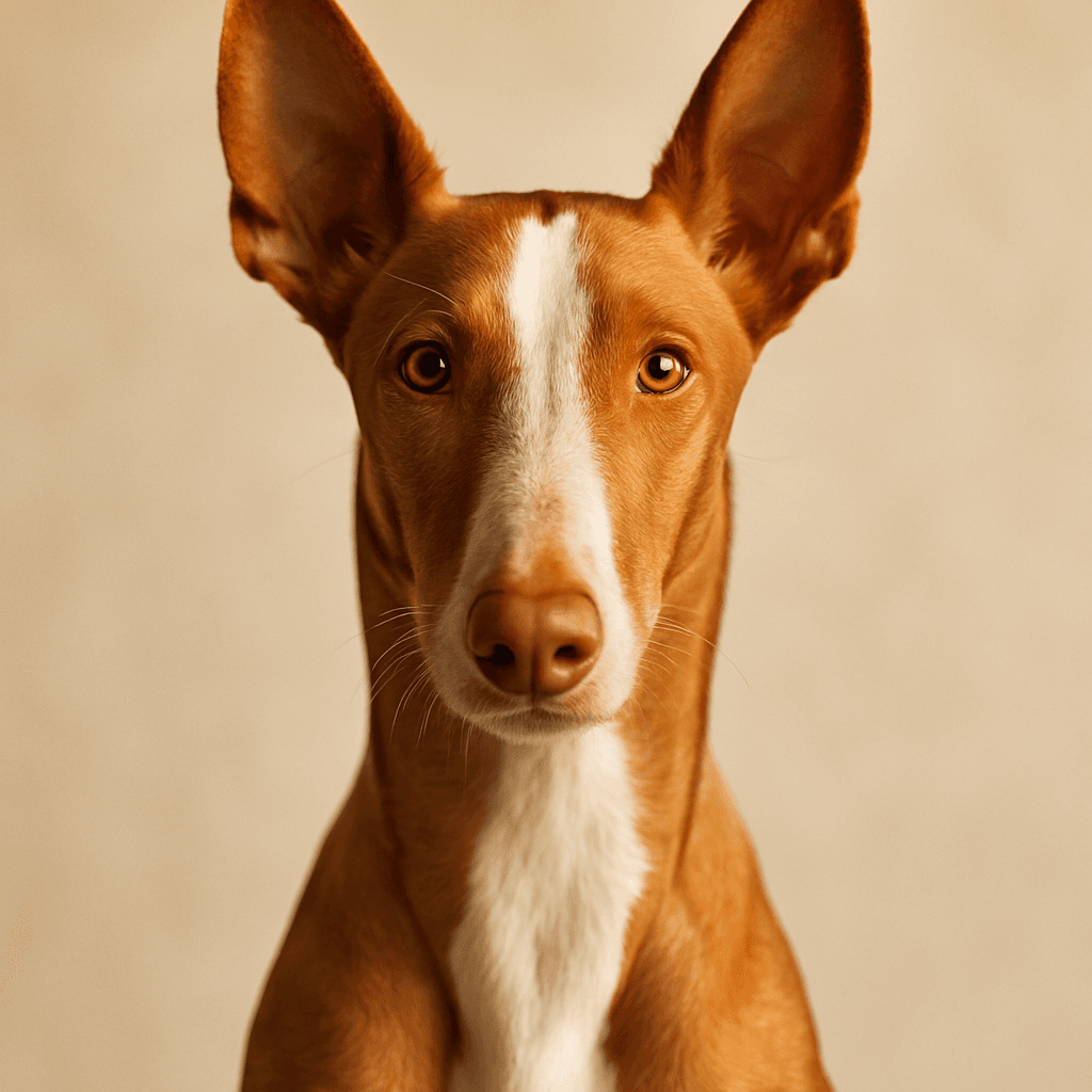 Ibizan Hound front view