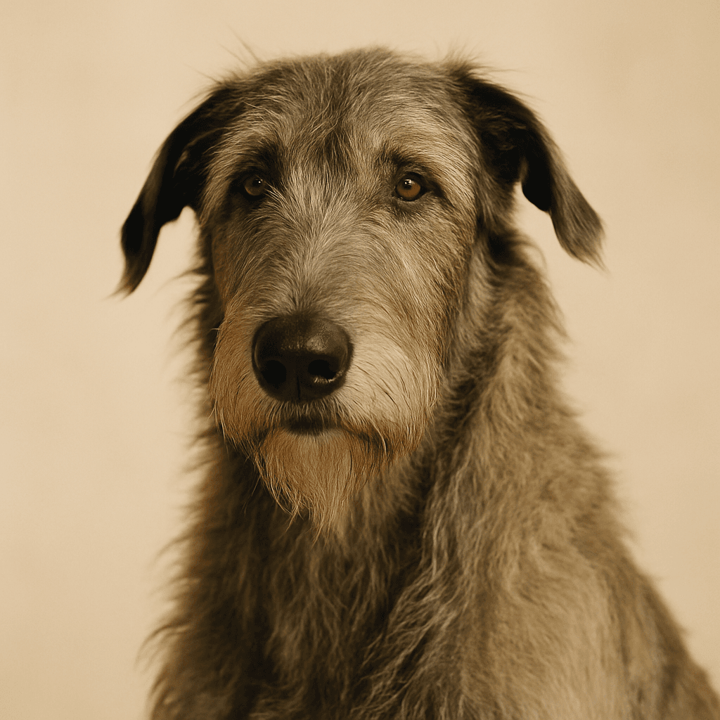 Irish Wolfhound front view