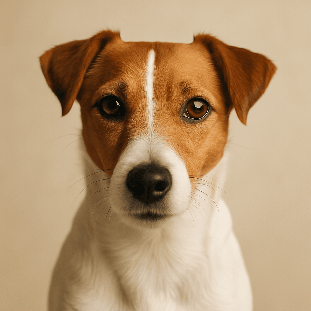 Jack Russell Terrier front view