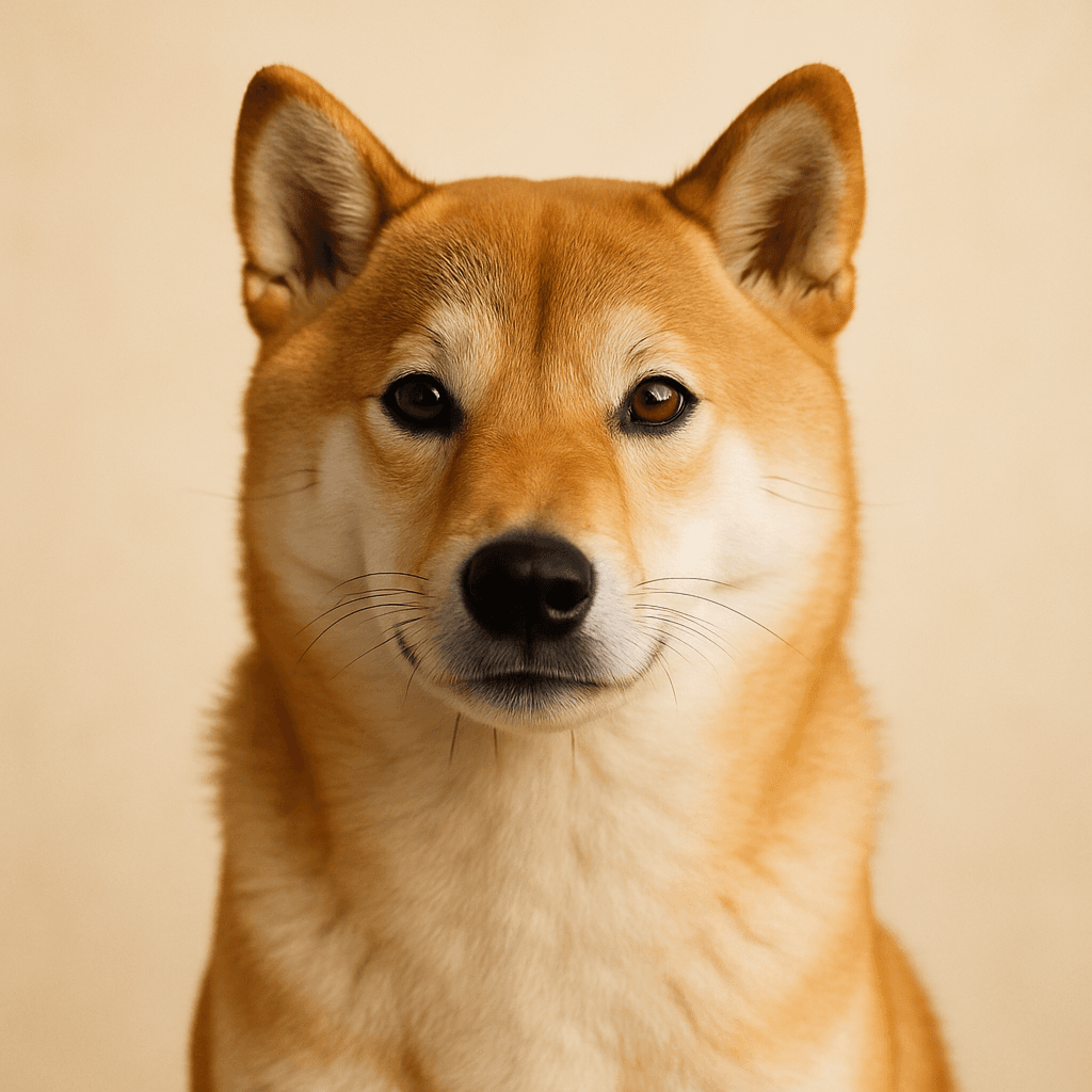 Japanese Shiba Inu front view