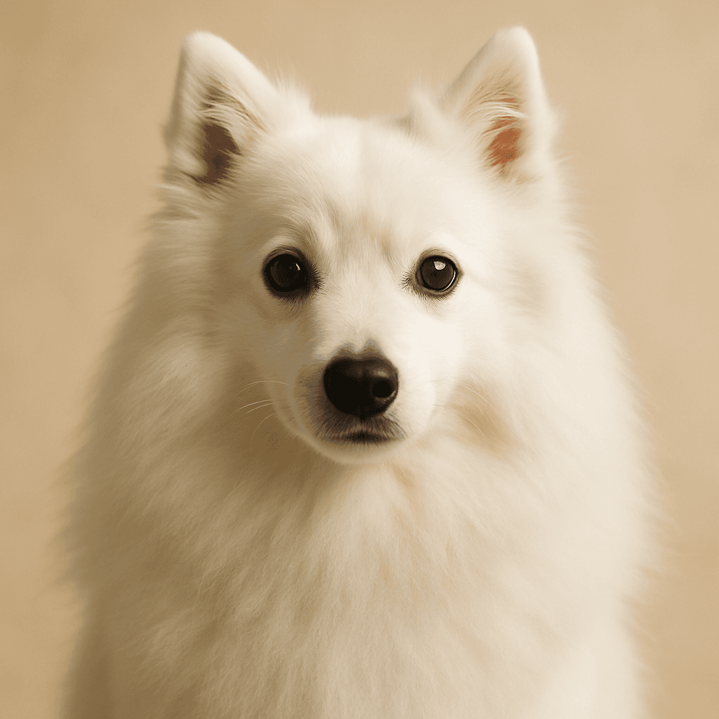 Japanese Spitz front view