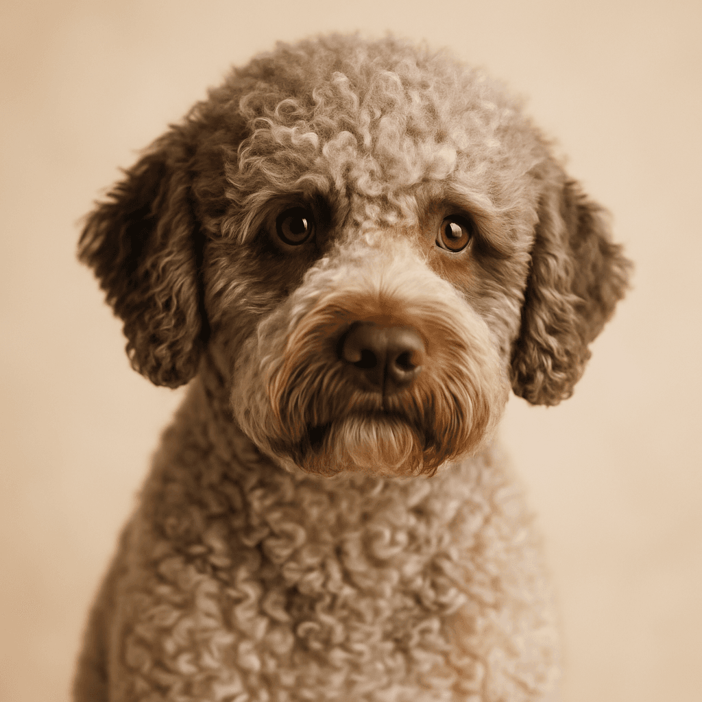 Lagotto Romagnolo front view