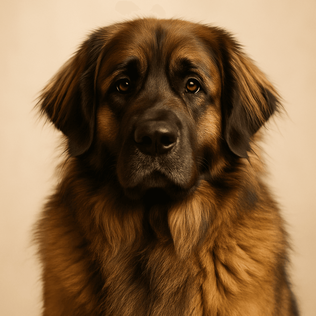 Leonberger front view