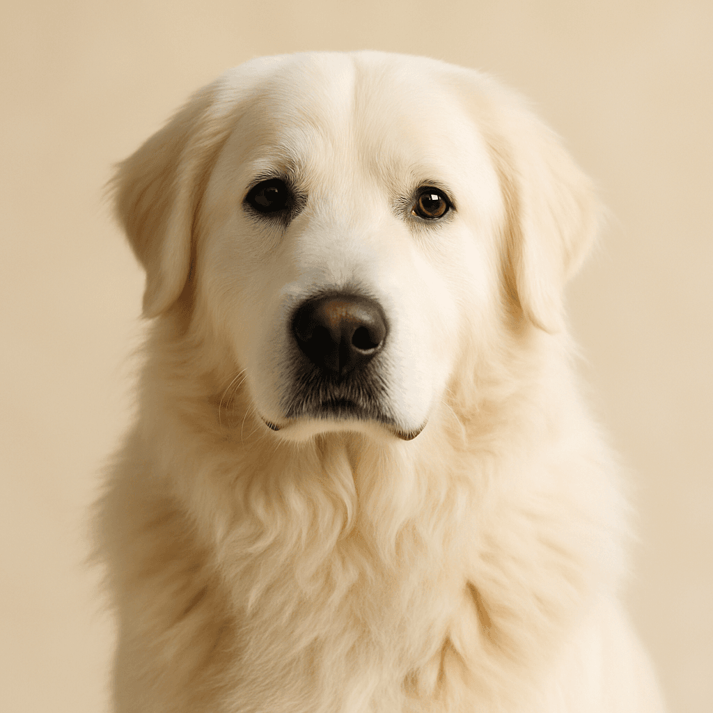 Maremma Sheepdog front view