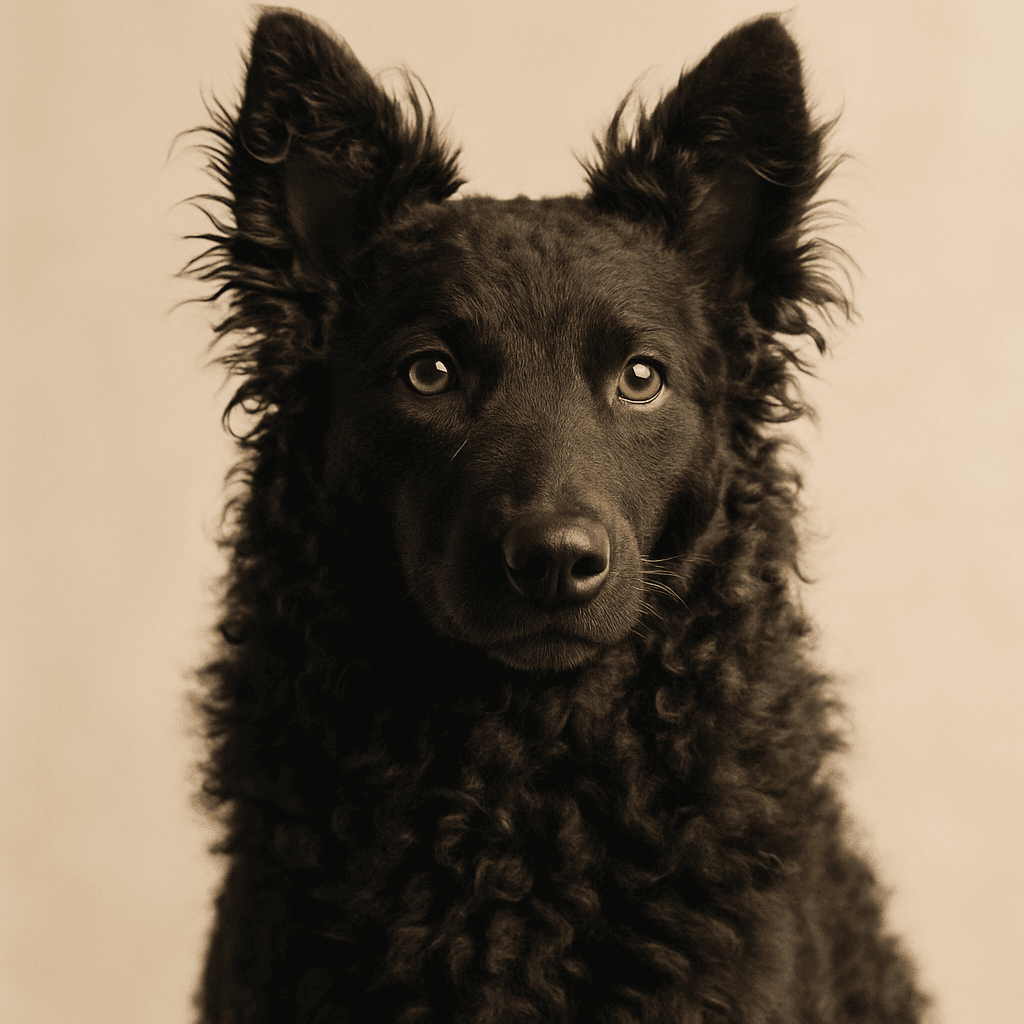 Mudi front view