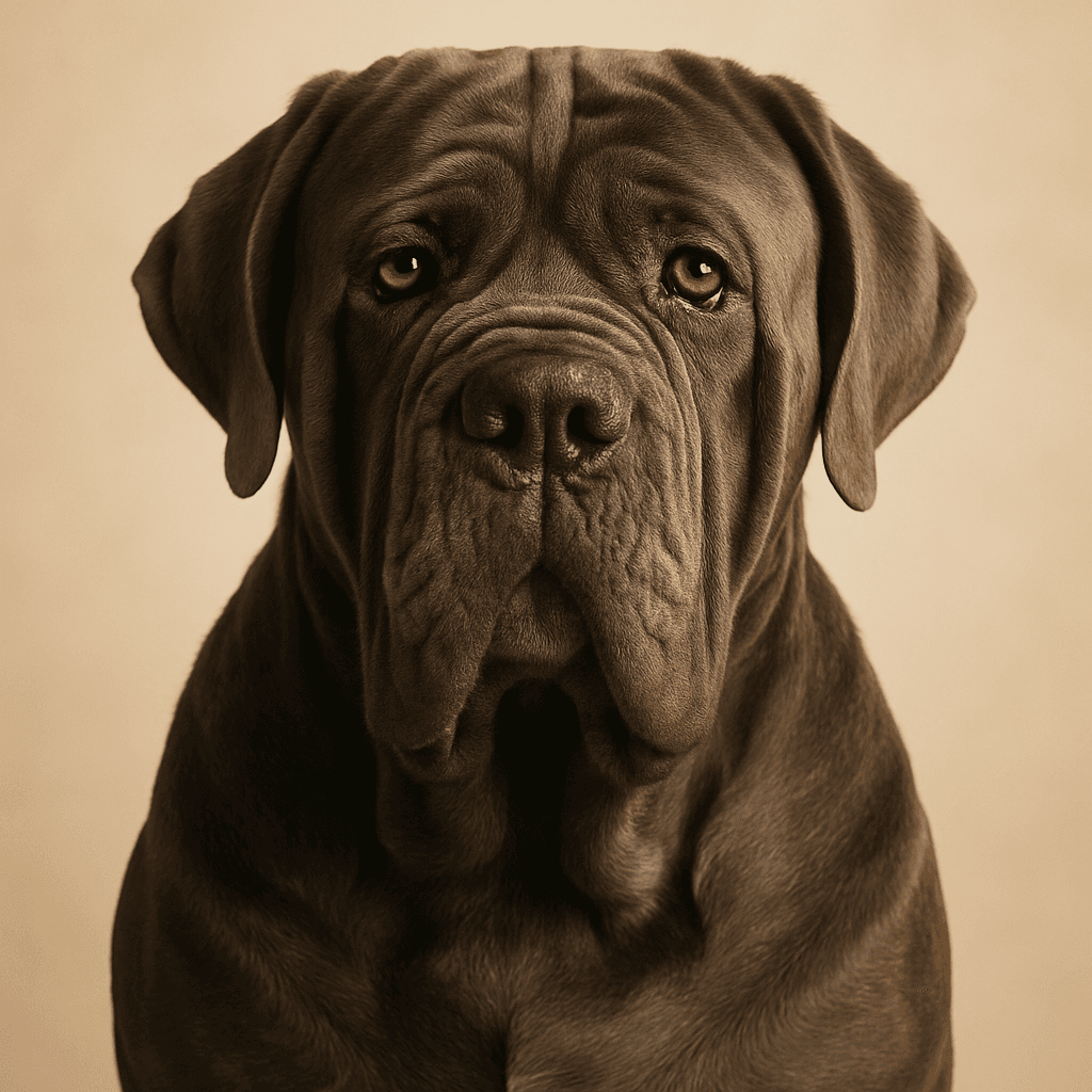 Neapolitan Mastiff front view