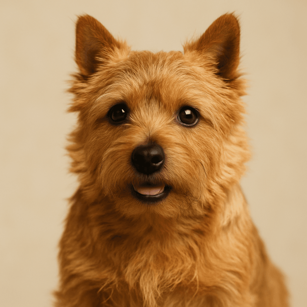 Norwich Terrier front view