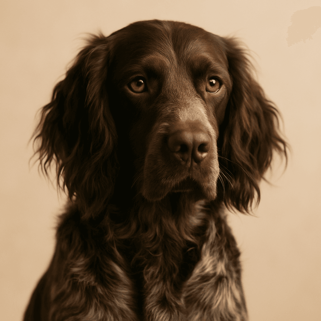 Picardy Spaniel front view