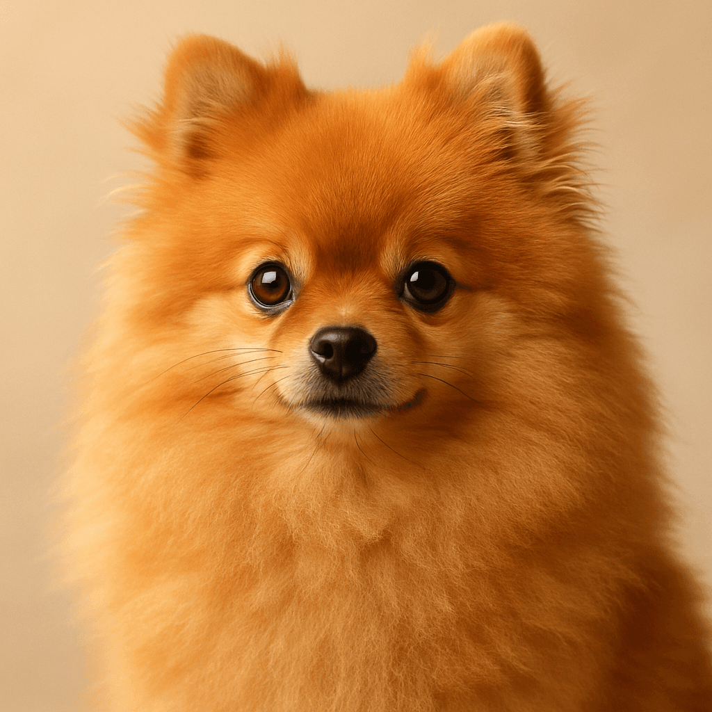 Pomeranian front view