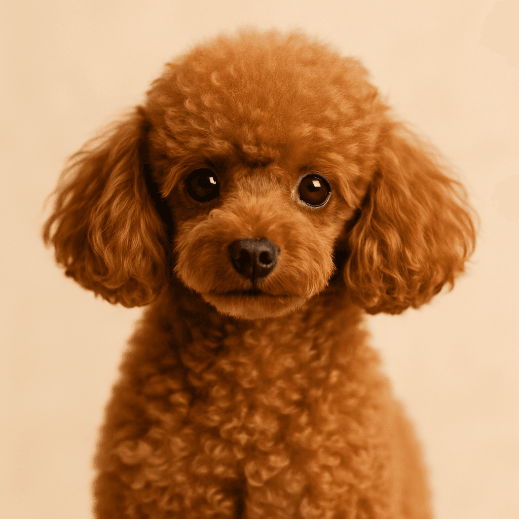 Poodle (Toy) front view