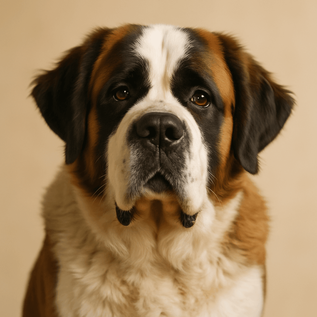 Saint Bernard front view