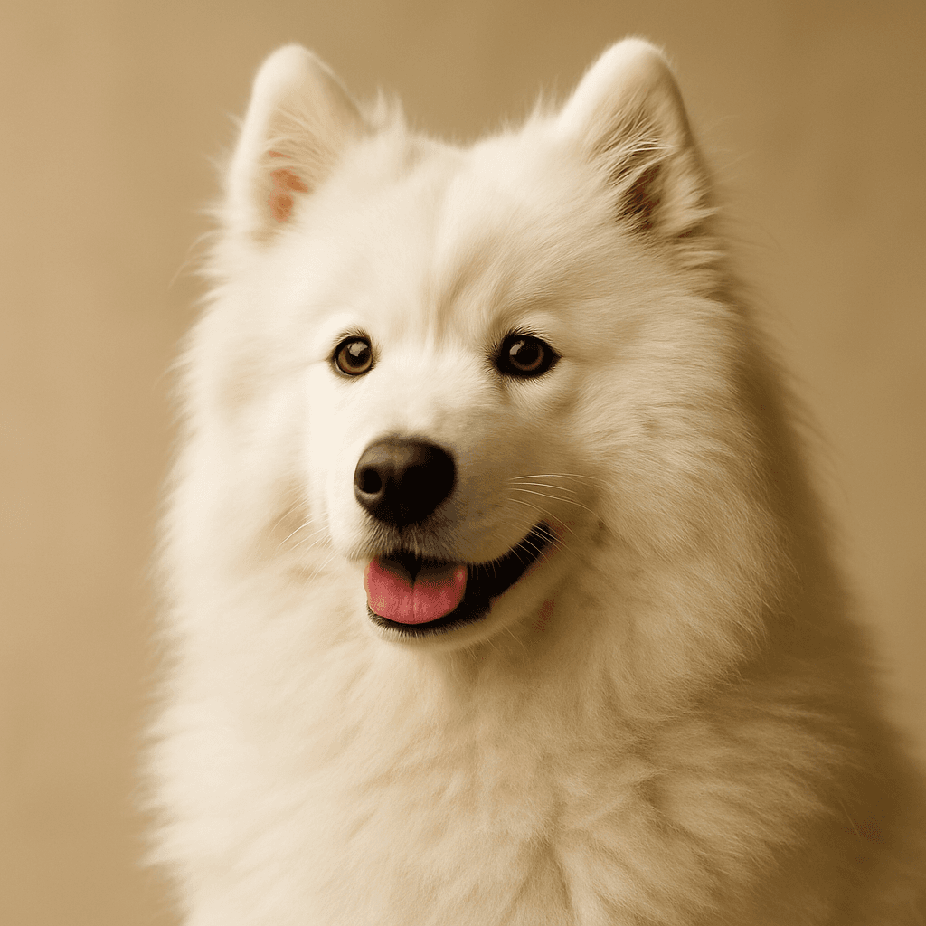 Samoyed front view