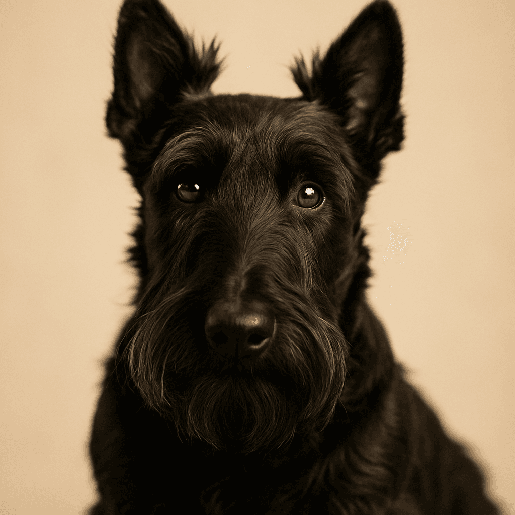 Scottish Terrier front view