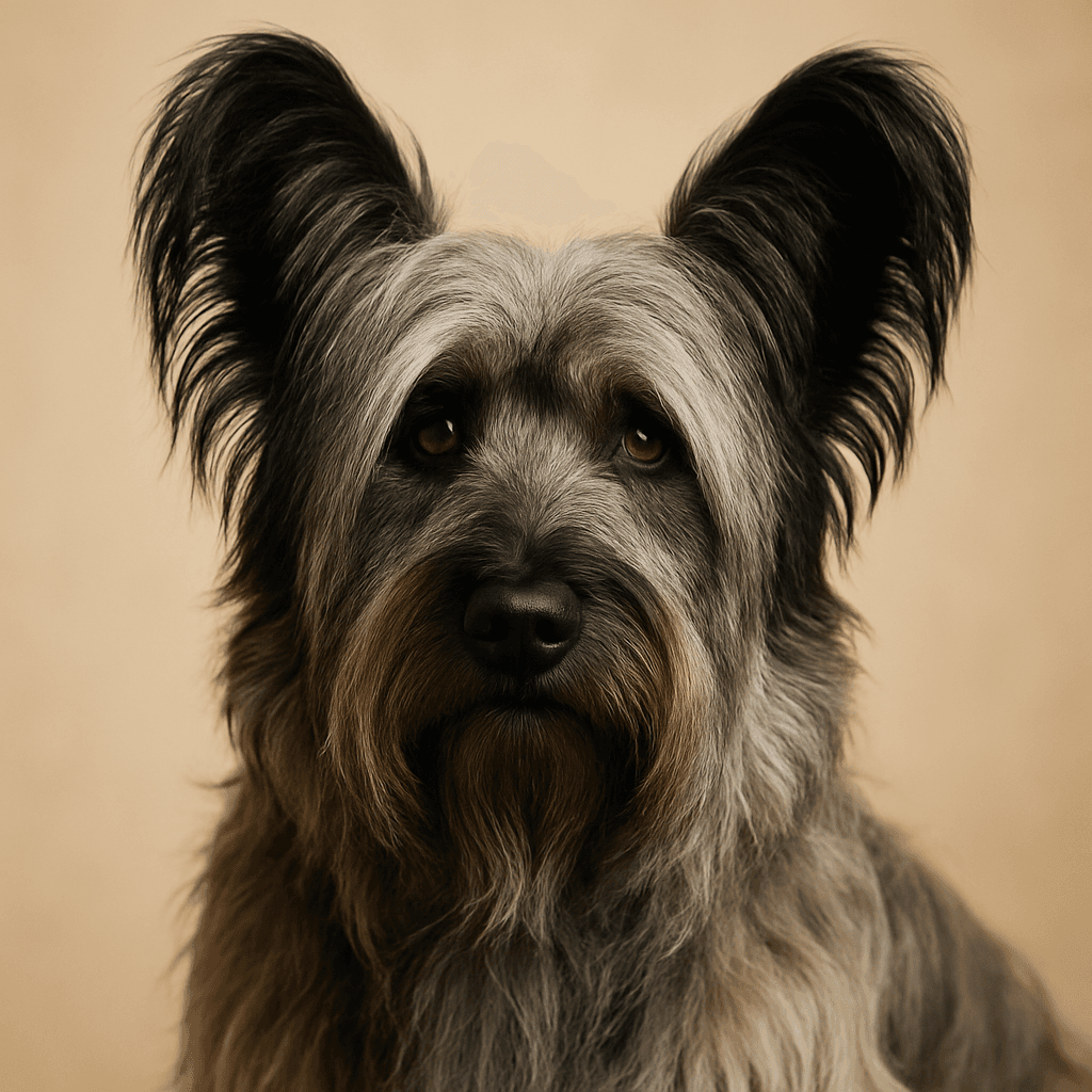 Skye Terrier front view