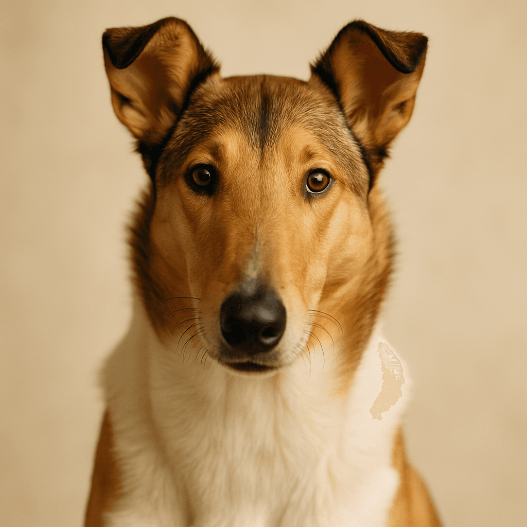 Smooth Collie front view