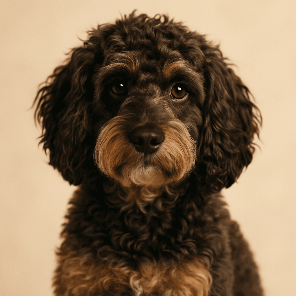 Sprockapoo front view