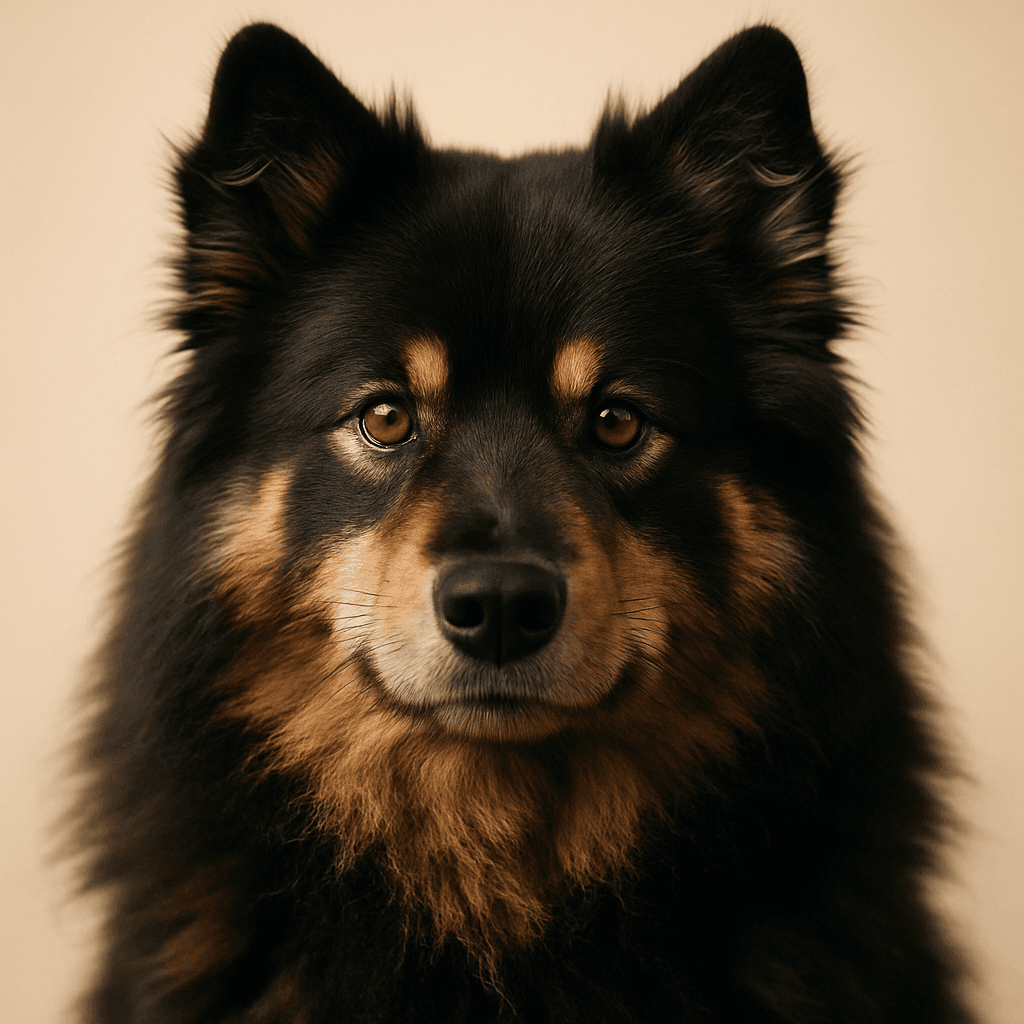Swedish Lapphund front view