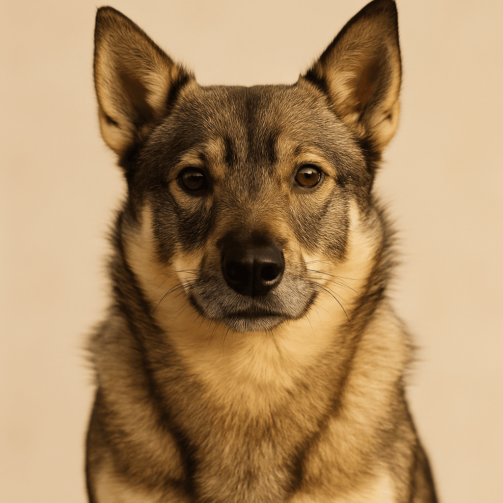 Swedish Vallhund front view