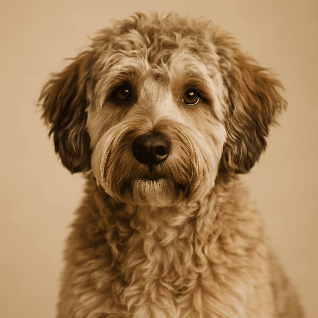 Whoodle front view