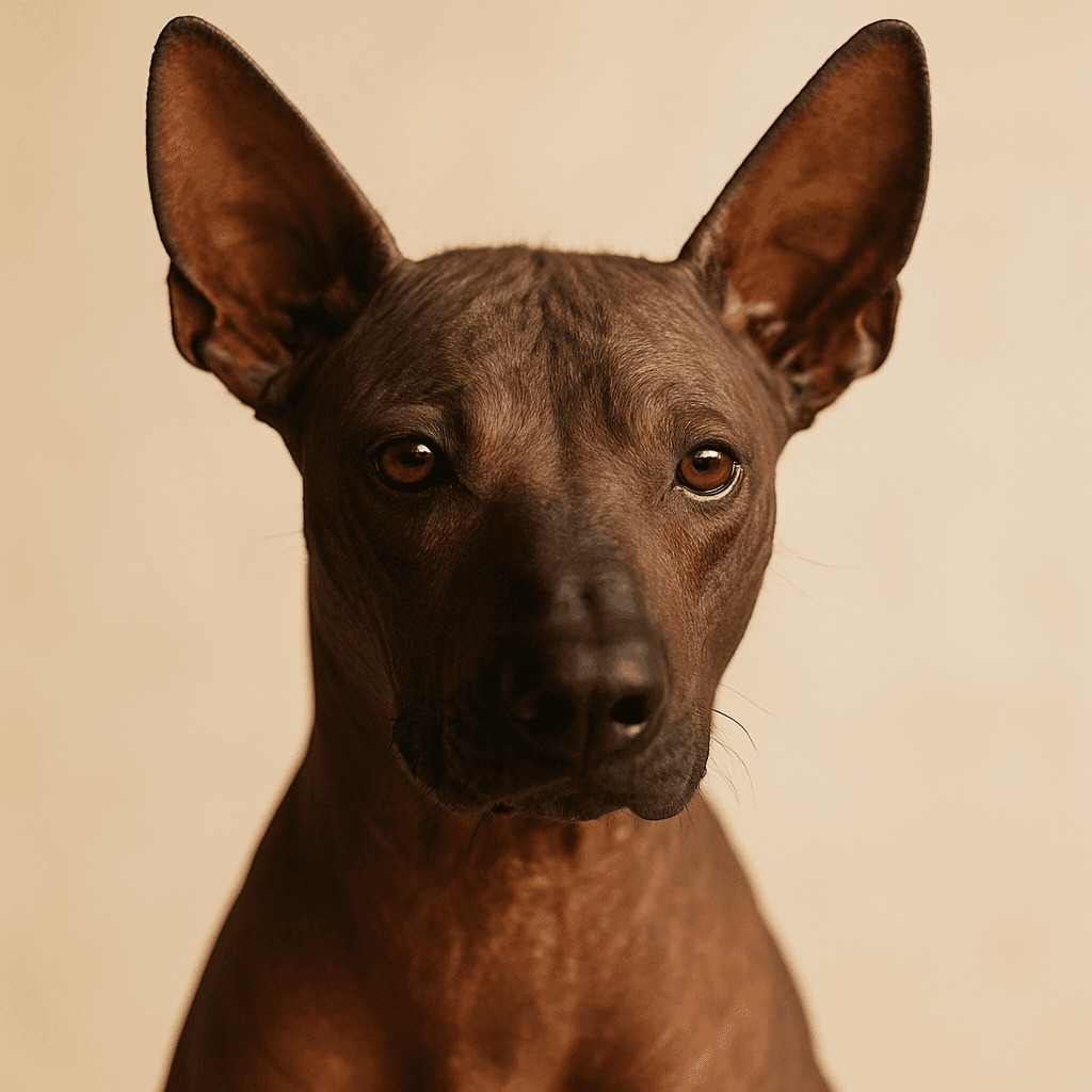 Xoloitzcuintli front view