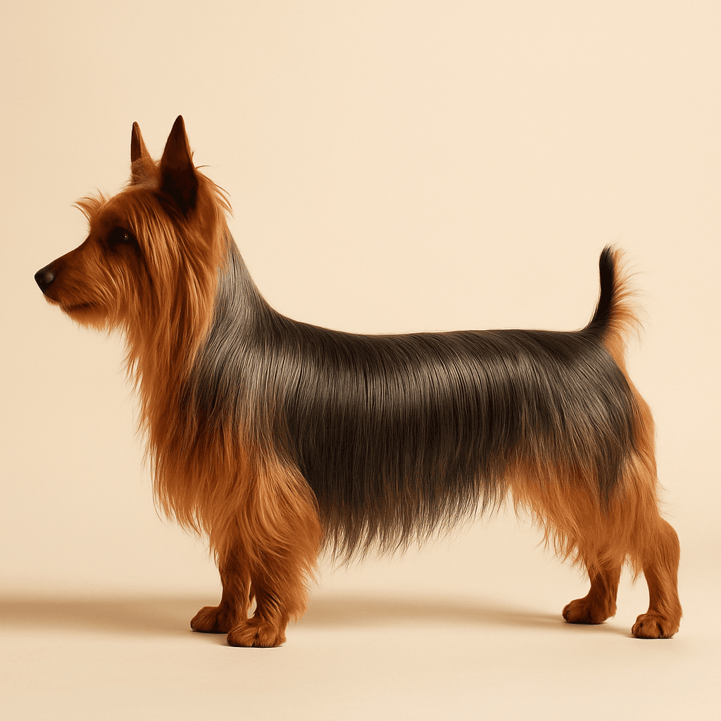 Australian Silky Terrier side view
