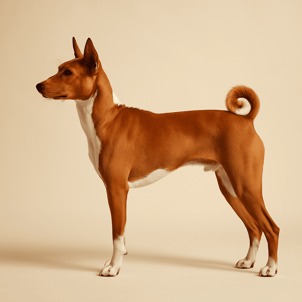 Basenji side view