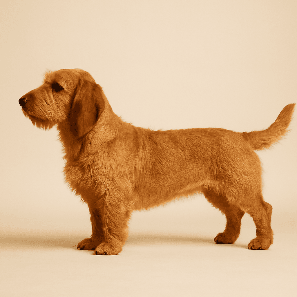 Basset Fauve de Bretagne side view