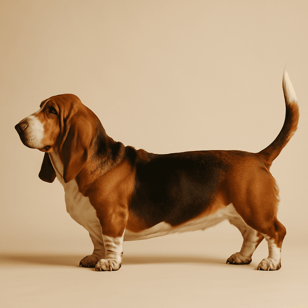 Basset Hound side view