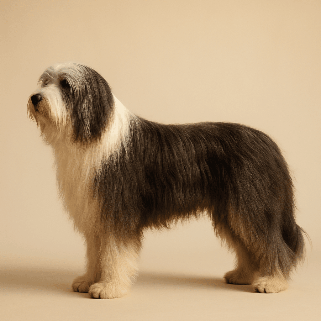 Bearded Collie side view